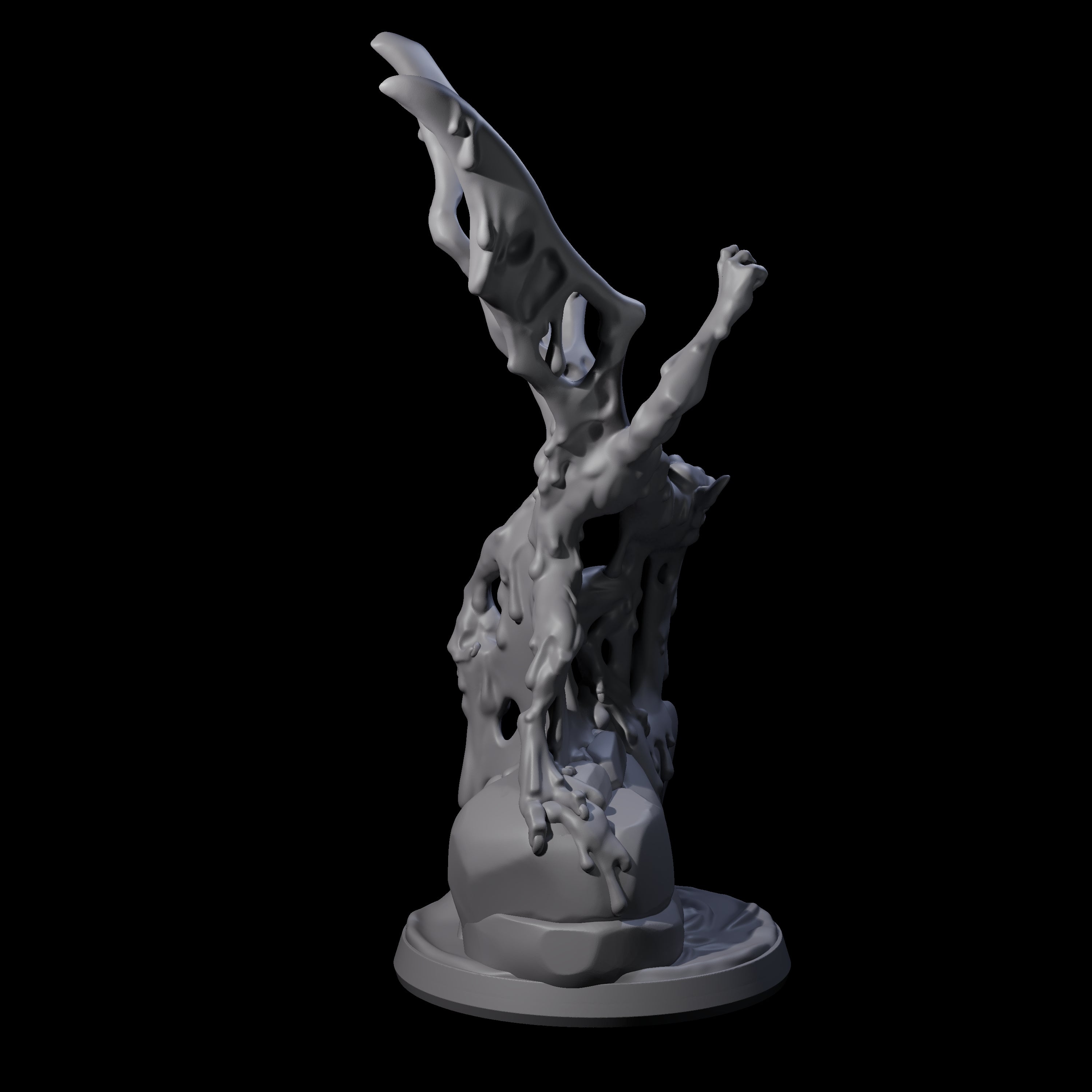 Sticky Mud Mephit Miniature for Dungeons and Dragons, Pathfinder or other TTRPGs