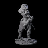 Stiga - Roaming Hunteress Miniature for Dungeons and Dragons, Pathfinder or other TTRPGs