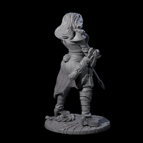 Stiga - Roaming Hunteress Miniature for Dungeons and Dragons, Pathfinder or other TTRPGs