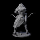 Stiga - Roaming Hunteress Miniature for Dungeons and Dragons, Pathfinder or other TTRPGs