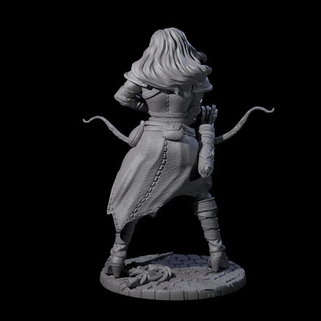 Stiga - Roaming Hunteress Miniature for Dungeons and Dragons, Pathfinder or other TTRPGs