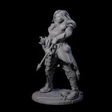 Stiga - Roaming Hunteress Miniature for Dungeons and Dragons, Pathfinder or other TTRPGs