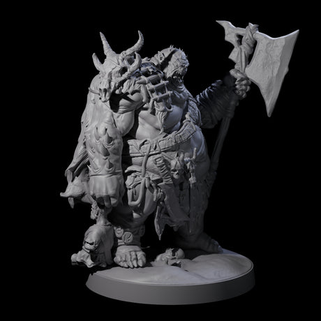 Stinking Ogre A Miniature for Dungeons and Dragons, Pathfinder or other TTRPGs