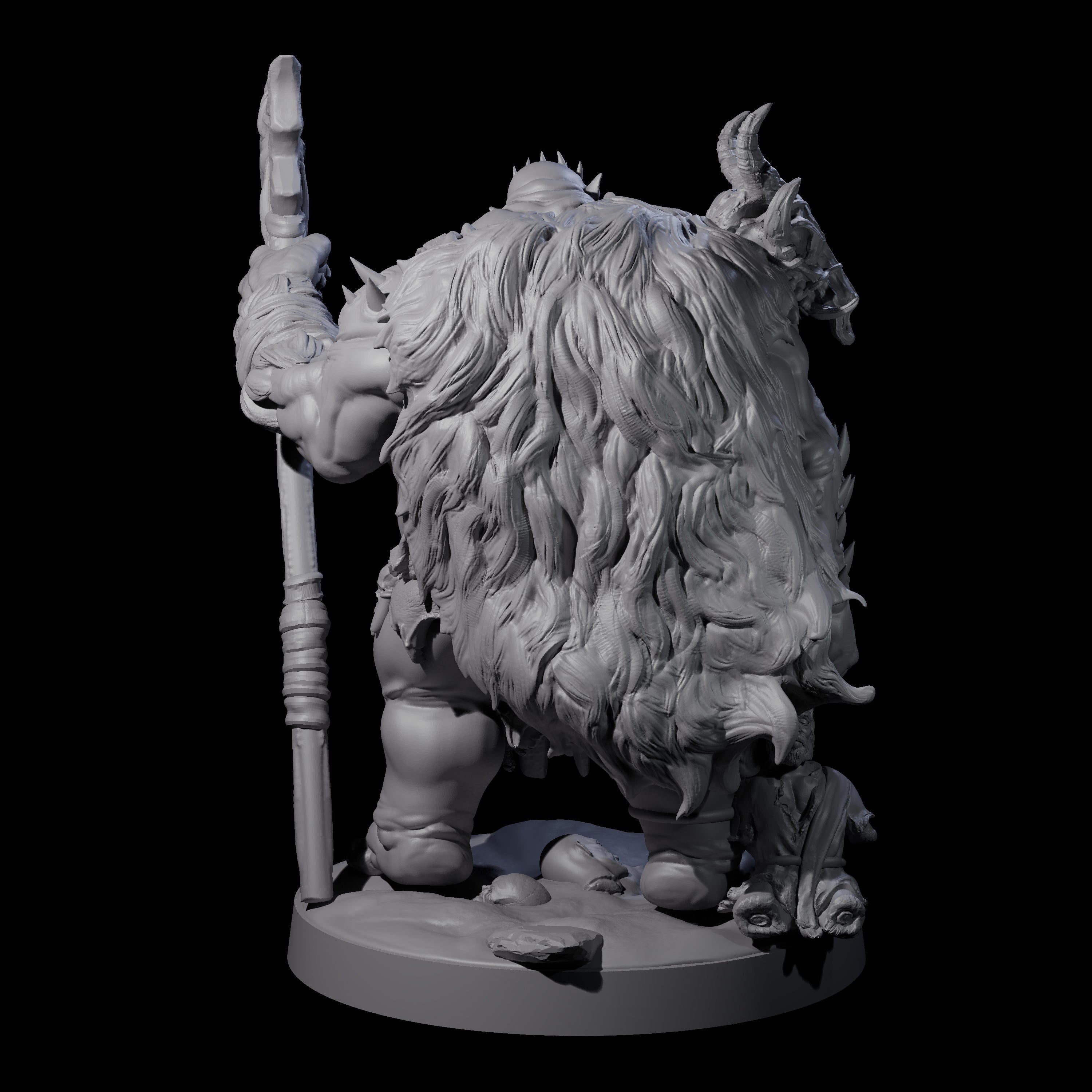 Stinking Ogre A Miniature for Dungeons and Dragons, Pathfinder or other TTRPGs
