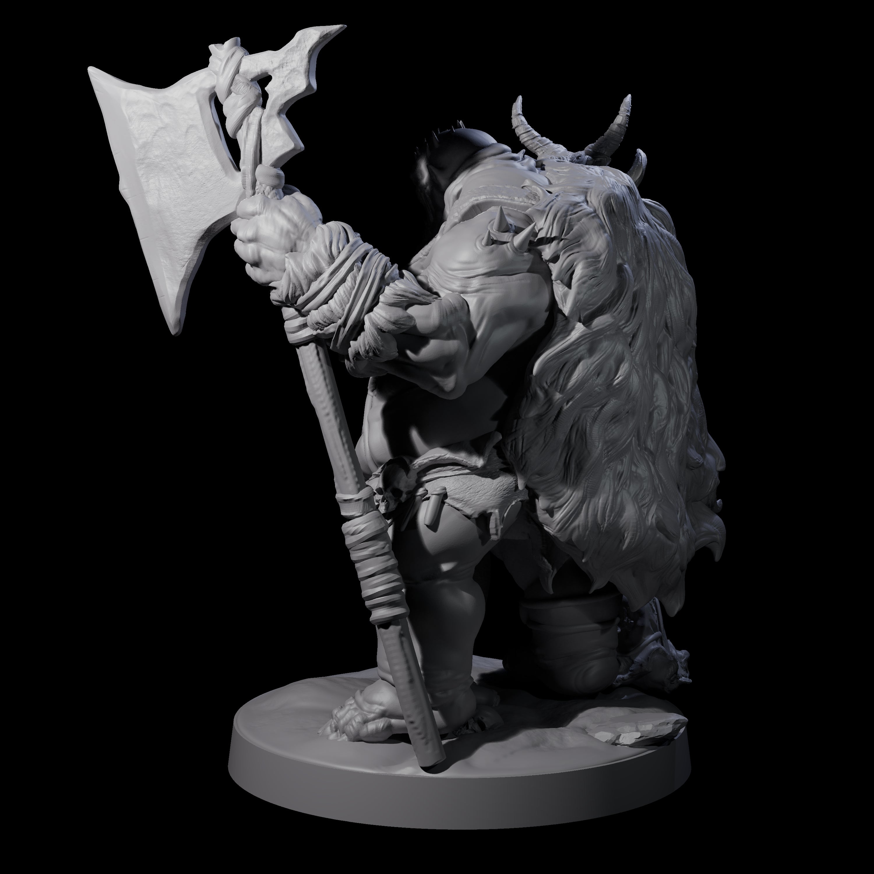 Stinking Ogre A Miniature for Dungeons and Dragons, Pathfinder or other TTRPGs