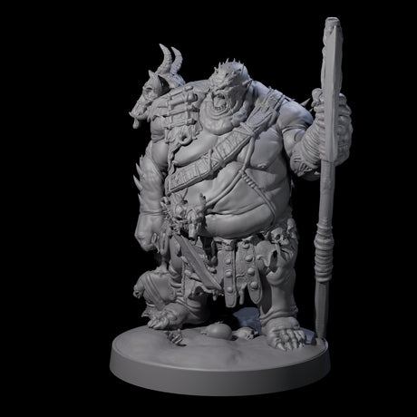 Stinking Ogre A Miniature for Dungeons and Dragons, Pathfinder or other TTRPGs