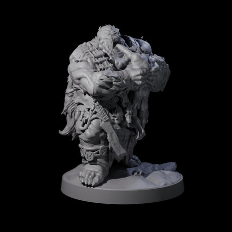 Stinking Ogre B Miniature for Dungeons and Dragons, Pathfinder or other TTRPGs