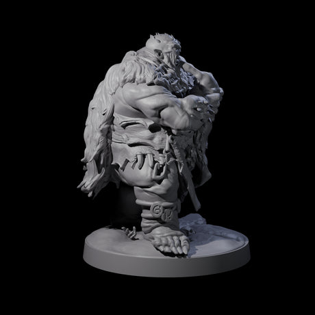 Stinking Ogre B Miniature for Dungeons and Dragons, Pathfinder or other TTRPGs