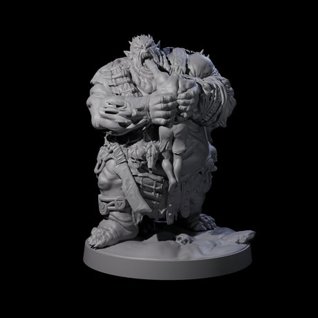 Stinking Ogre B Miniature for Dungeons and Dragons, Pathfinder or other TTRPGs