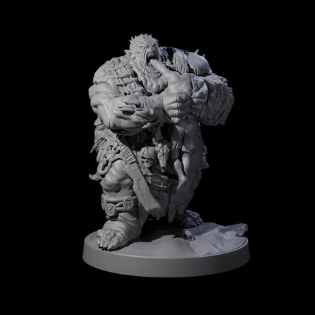 Stinking Ogre B Miniature for Dungeons and Dragons, Pathfinder or other TTRPGs