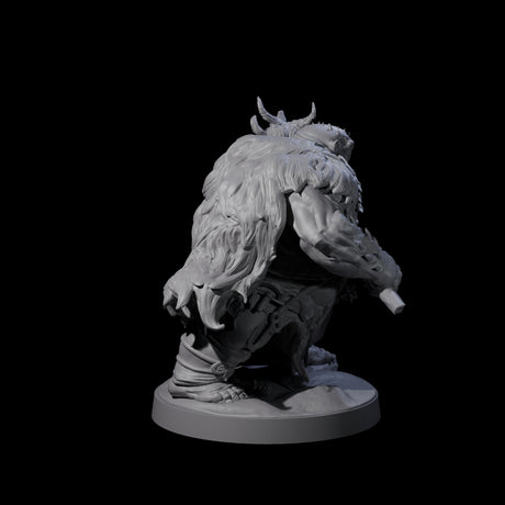 Stinking Ogre C Miniature for Dungeons and Dragons, Pathfinder or other TTRPGs