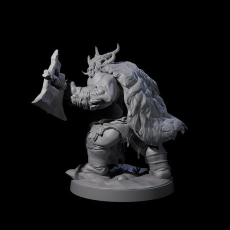 Stinking Ogre C Miniature for Dungeons and Dragons, Pathfinder or other TTRPGs