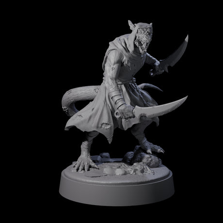 Stinky Ratfolk Rot Priest Miniature for Dungeons and Dragons, Pathfinder or other TTRPGs