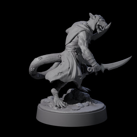 Stinky Ratfolk Rot Priest Miniature for Dungeons and Dragons, Pathfinder or other TTRPGs