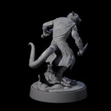 Stinky Ratfolk Rot Priest Miniature for Dungeons and Dragons, Pathfinder or other TTRPGs