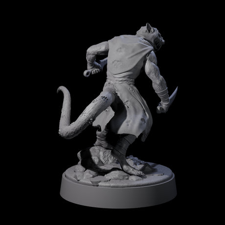 Stinky Ratfolk Rot Priest Miniature for Dungeons and Dragons, Pathfinder or other TTRPGs