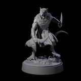Stinky Ratfolk Rot Priest Miniature for Dungeons and Dragons, Pathfinder or other TTRPGs