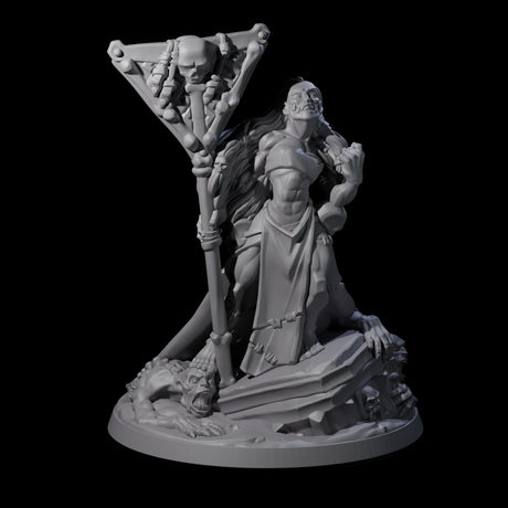 Stitched Together Necromancer Miniature for Dungeons and Dragons, Pathfinder or other TTRPGs