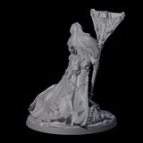 Stitched Together Necromancer Miniature for Dungeons and Dragons, Pathfinder or other TTRPGs