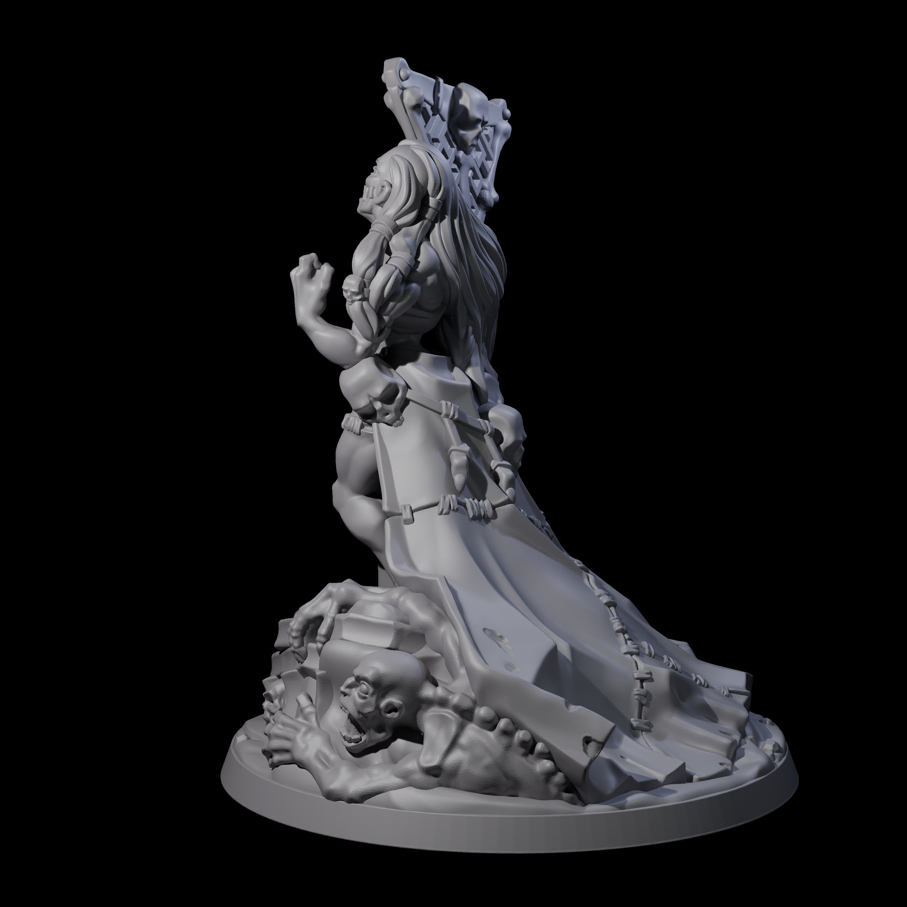 Stitched Together Necromancer Miniature for Dungeons and Dragons, Pathfinder or other TTRPGs