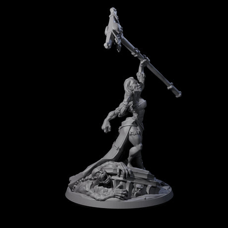 Stitched Together Necromancer Miniature for Dungeons and Dragons, Pathfinder or other TTRPGs