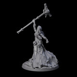 Stitched Together Necromancer Miniature for Dungeons and Dragons, Pathfinder or other TTRPGs