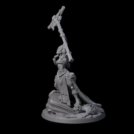 Stitched Together Necromancer Miniature for Dungeons and Dragons, Pathfinder or other TTRPGs