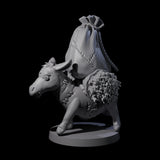 Stitched Together Zombie Donkey Miniature for Dungeons and Dragons, Pathfinder or other TTRPGs