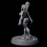 Stitched Up Zombie Necromancer Pinup Miniature for Dungeons and Dragons, Pathfinder or other TTRPGs