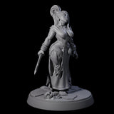 Stitched Up Zombie Necromancer Pinup Miniature for Dungeons and Dragons, Pathfinder or other TTRPGs