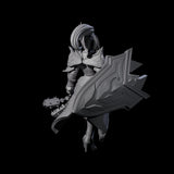 Stoic Dragon Guard Champion Miniature for Dungeons and Dragons, Pathfinder or other TTRPGs