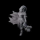 Stoic Dragon Guard Champion Miniature for Dungeons and Dragons, Pathfinder or other TTRPGs