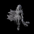 Stoic Dragon Guard Champion Miniature for Dungeons and Dragons, Pathfinder or other TTRPGs