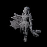 Stoic Dragon Guard Champion Miniature for Dungeons and Dragons, Pathfinder or other TTRPGs