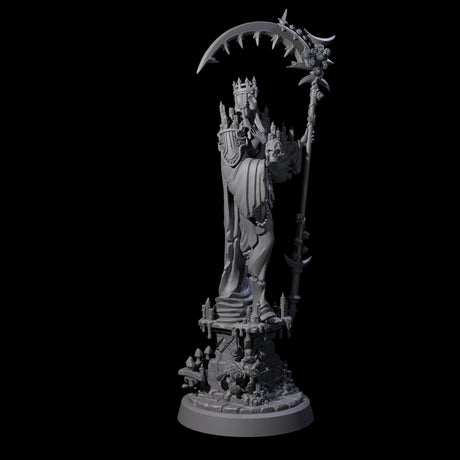 Stoic Lich Necromancer Miniature for Dungeons and Dragons, Pathfinder or other TTRPGs