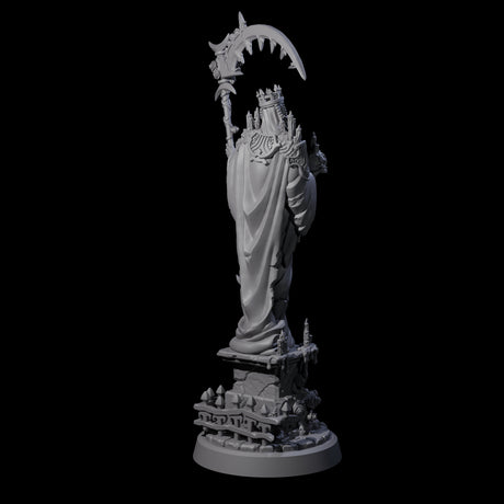 Stoic Lich Necromancer Miniature for Dungeons and Dragons, Pathfinder or other TTRPGs