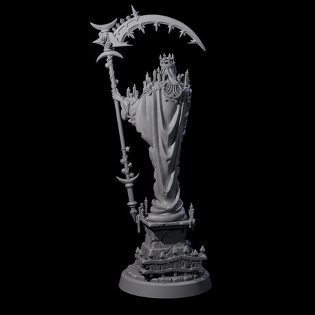 Stoic Lich Necromancer Miniature for Dungeons and Dragons, Pathfinder or other TTRPGs