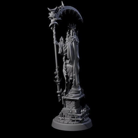 Stoic Lich Necromancer Miniature for Dungeons and Dragons, Pathfinder or other TTRPGs