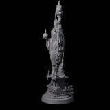 Stoic Lich Necromancer Miniature for Dungeons and Dragons, Pathfinder or other TTRPGs