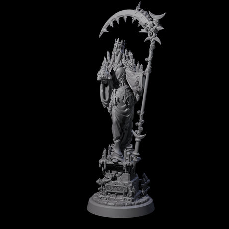 Stoic Lich Necromancer Miniature for Dungeons and Dragons, Pathfinder or other TTRPGs