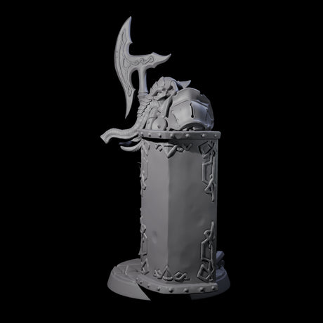Stoic Loxodon Guard A Miniature for Dungeons and Dragons, Pathfinder or other TTRPGs
