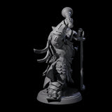 Stoic Loxodon Guard B Miniature for Dungeons and Dragons, Pathfinder or other TTRPGs