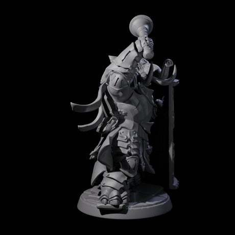 Stoic Loxodon Guard B Miniature for Dungeons and Dragons, Pathfinder or other TTRPGs