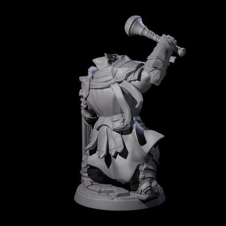 Stoic Loxodon Guard B Miniature for Dungeons and Dragons, Pathfinder or other TTRPGs