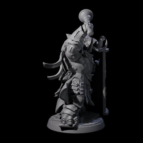 Stoic Loxodon Guard B Miniature for Dungeons and Dragons, Pathfinder or other TTRPGs