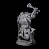 Stoic Loxodon Guard B Miniature for Dungeons and Dragons, Pathfinder or other TTRPGs