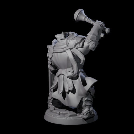 Stoic Loxodon Guard B Miniature for Dungeons and Dragons, Pathfinder or other TTRPGs