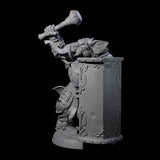 Stoic Loxodon Guard B Miniature for Dungeons and Dragons, Pathfinder or other TTRPGs