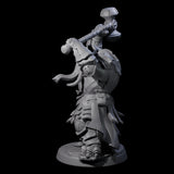 Stoic Loxodon Guard C Miniature for Dungeons and Dragons, Pathfinder or other TTRPGs