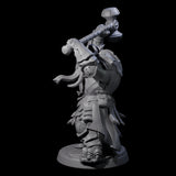 Stoic Loxodon Guard C Miniature for Dungeons and Dragons, Pathfinder or other TTRPGs